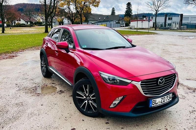 Rot Gebraucht 2015 Mazda CX-3 Sports-Line SUV | 16.900 € (Fairer Preis) - Bild 1/4