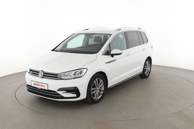 Weiß Gebraucht 2018 VW Touran Highline Van / Kleinbus | 20.750 € (Fairer Preis) - Bild 1/4