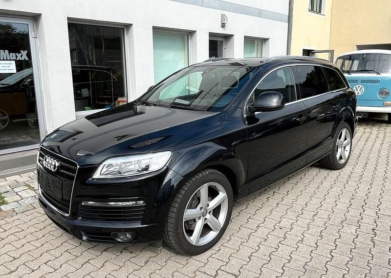 Schwarz Gebraucht 2008 Audi Q7 S-Line SUV | 8.850 € (Superpreis) - Bild 1/4