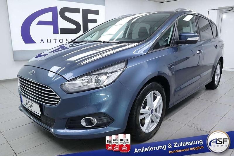 Blau Gebraucht 2019 Ford S-MAX Business Edition Van / Kleinbus | 19.970 € (Fairer Preis) - Bild 1/3