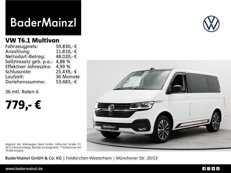 Weiß Gebraucht 2023 VW T6.1 Comfortline Van | 55.790 € (Fairer Preis) - Bild 1/4