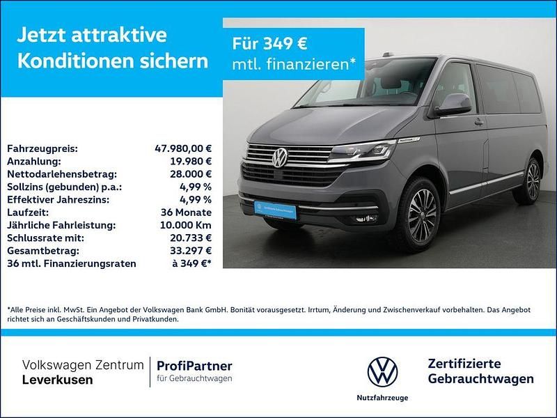 Grau Gebraucht 2022 VW T6.1 Generation Six Van | 47.980 € (Teuer) - Bild 1/4