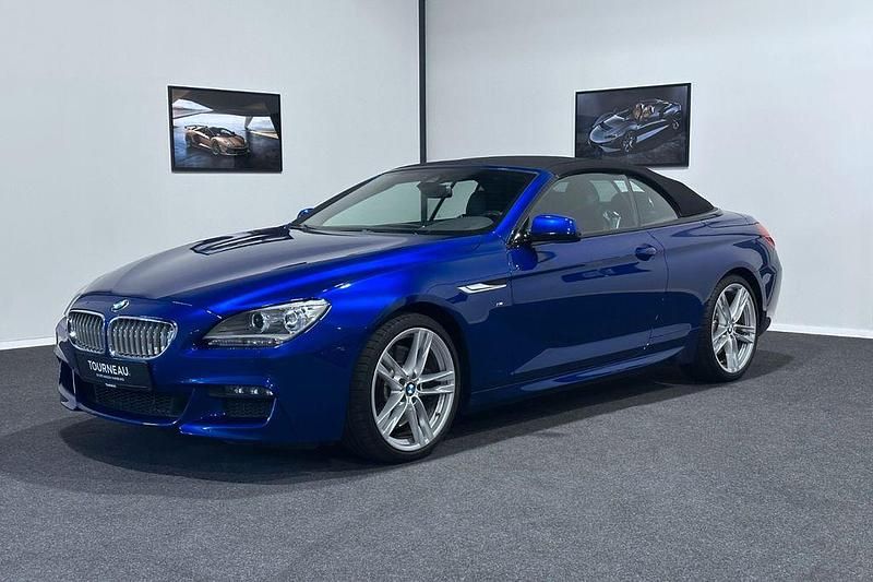 Blau Gebraucht 2014 BMW 650 Cabriolet M Sport Cabrio | 45.900 € - Bild 1/4