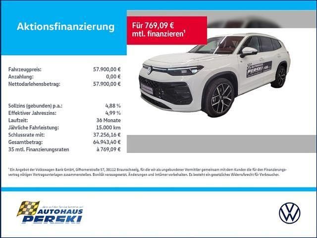 Pure white Gebraucht 2025 VW Tayron R-line SUV | 57.900 € - Bild 1/4