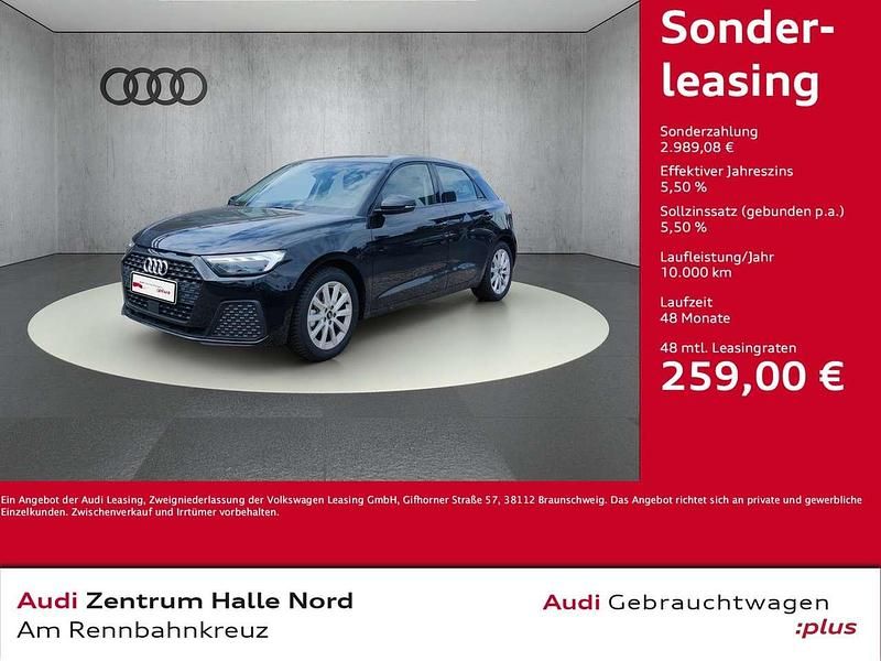 Mythosschwarz metallic Gebraucht 2025 Audi A1 Sportback Ambiente Kleinwagen | 26.980 € (Fairer Preis) - Bild 1/4