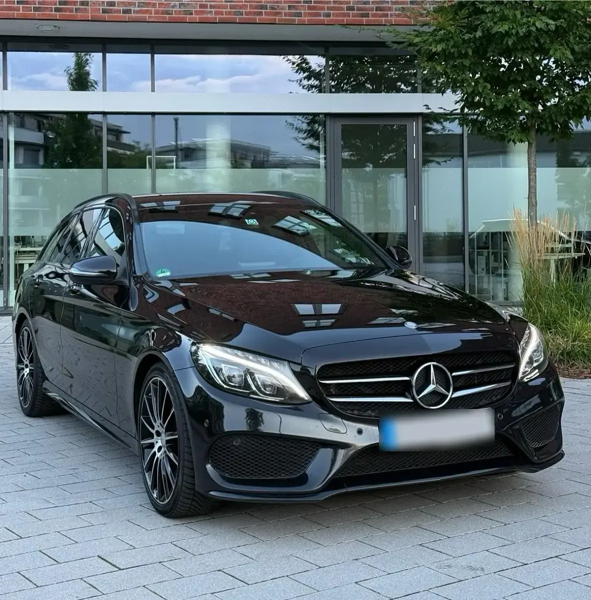 Gebraucht Mercedes C250 AMG line 204 PS (150 kW) 2015 Schwarz Kombi