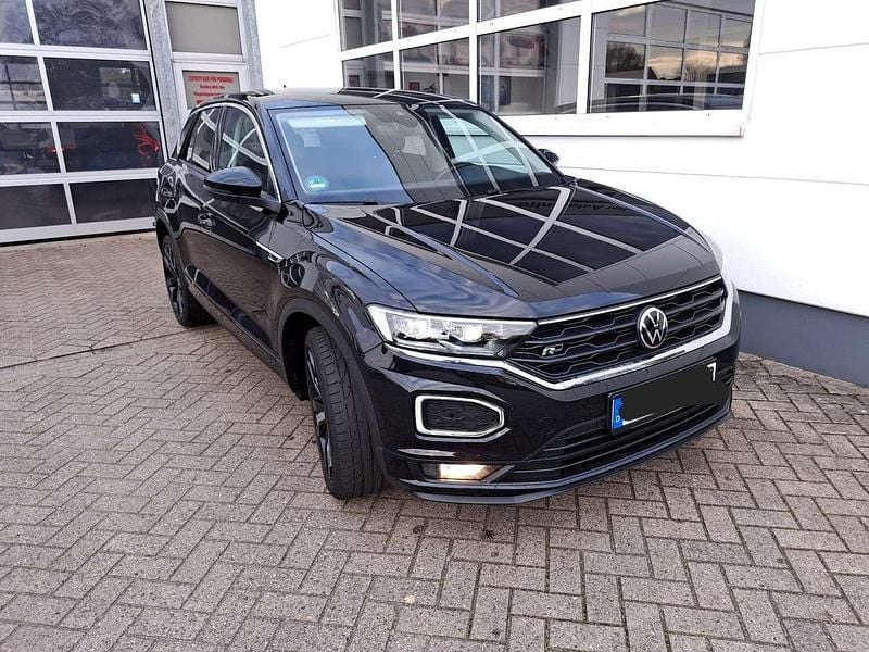 Schwarz Gebraucht 2021 VW T-Roc R-line SUV | 22.500 € (Guter Preis) - Bild 1/4