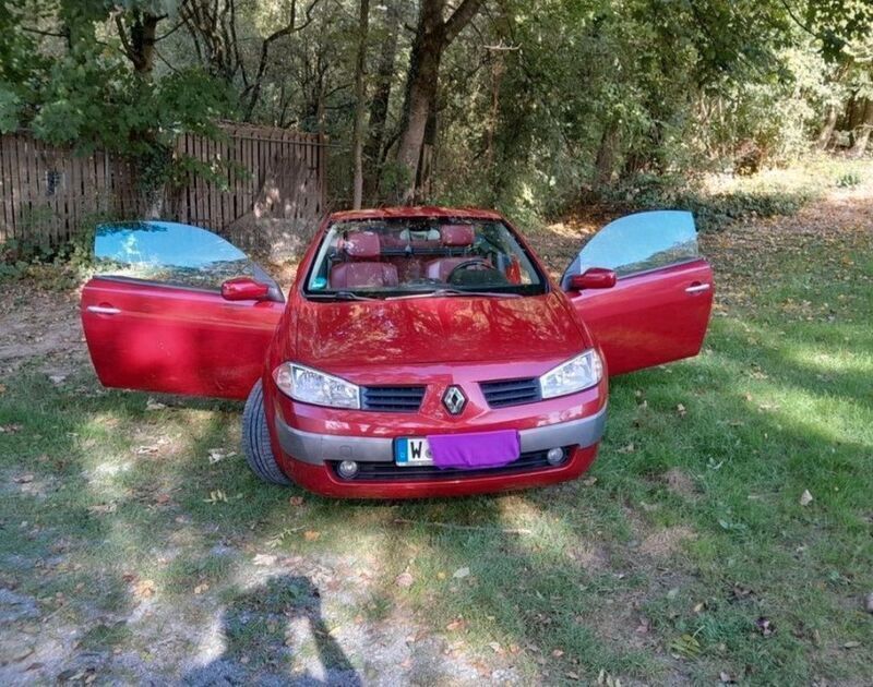 Rot Gebraucht 2005 Renault Mégane Cabriolet Expression Cabrio | 3.499 € (Etwas zu teuer) - Bild 1/4
