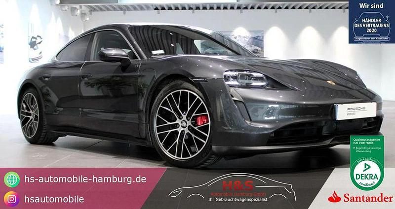 Vulkangrau Gebraucht 2020 Porsche Taycan 4S Limousine | 71.900 € (Teuer) - Bild 1/4