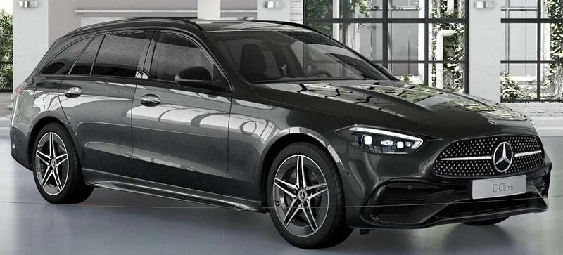 Graphitgrau metallic Neu 2025 Mercedes C200 AMG line Kombi | 56.564 € (Fairer Preis) - Bild 1/4