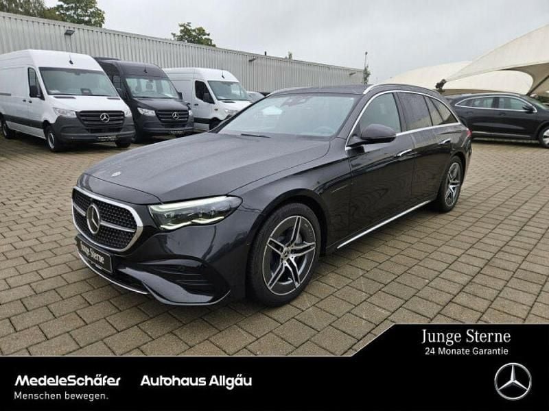 Lack graphitgrau (metallic) Gebraucht 2024 Mercedes E300 AMG Kombi | 53.990 € (Fairer Preis) - Bild 1/4