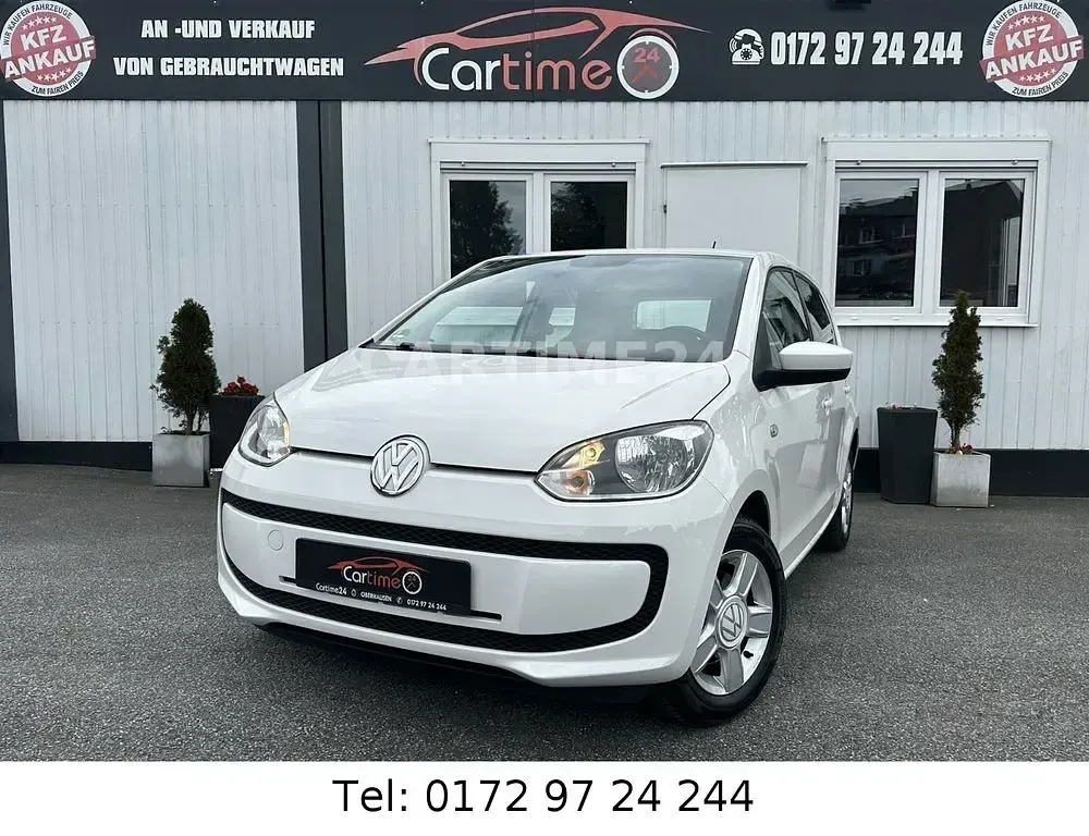 Gebraucht VW up! move up! 60 PS (44 kW) 2015 Weiß Kleinwagen