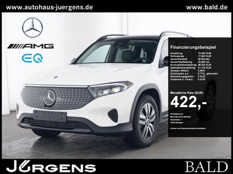 Weiss unilack polarweiss Gebraucht 2024 Mercedes EQB350 Electric Art SUV | 44.490 € (Teuer) - Bild 1/4