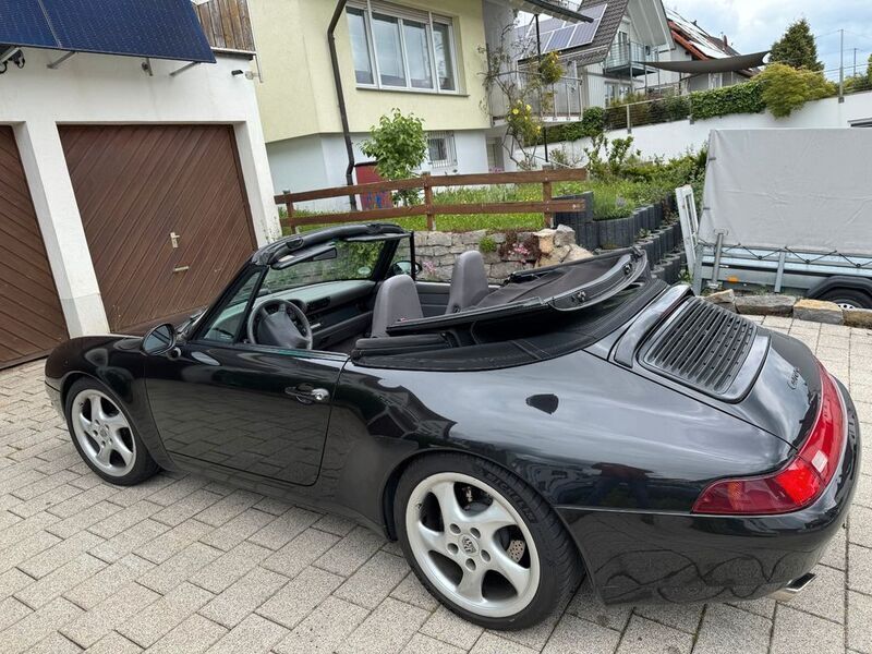Schwarz Gebraucht 1996 Porsche 911 Carrera Cabriolet Cabrio | 64.900 € (Superpreis) - Bild 1/4