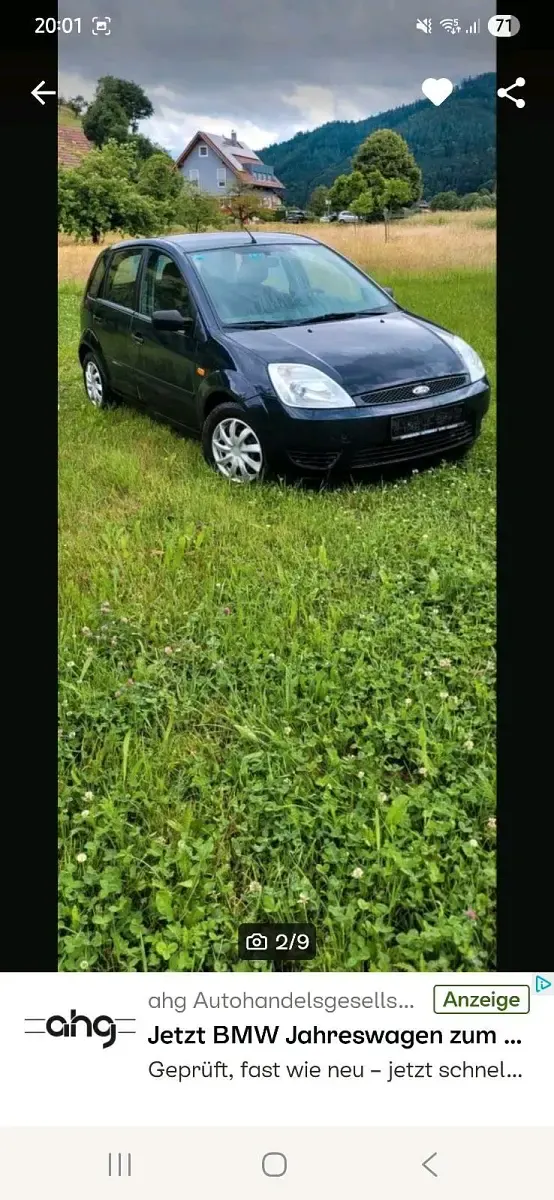 Gebraucht Ford Fiesta 2005 Blau Kleinwagen