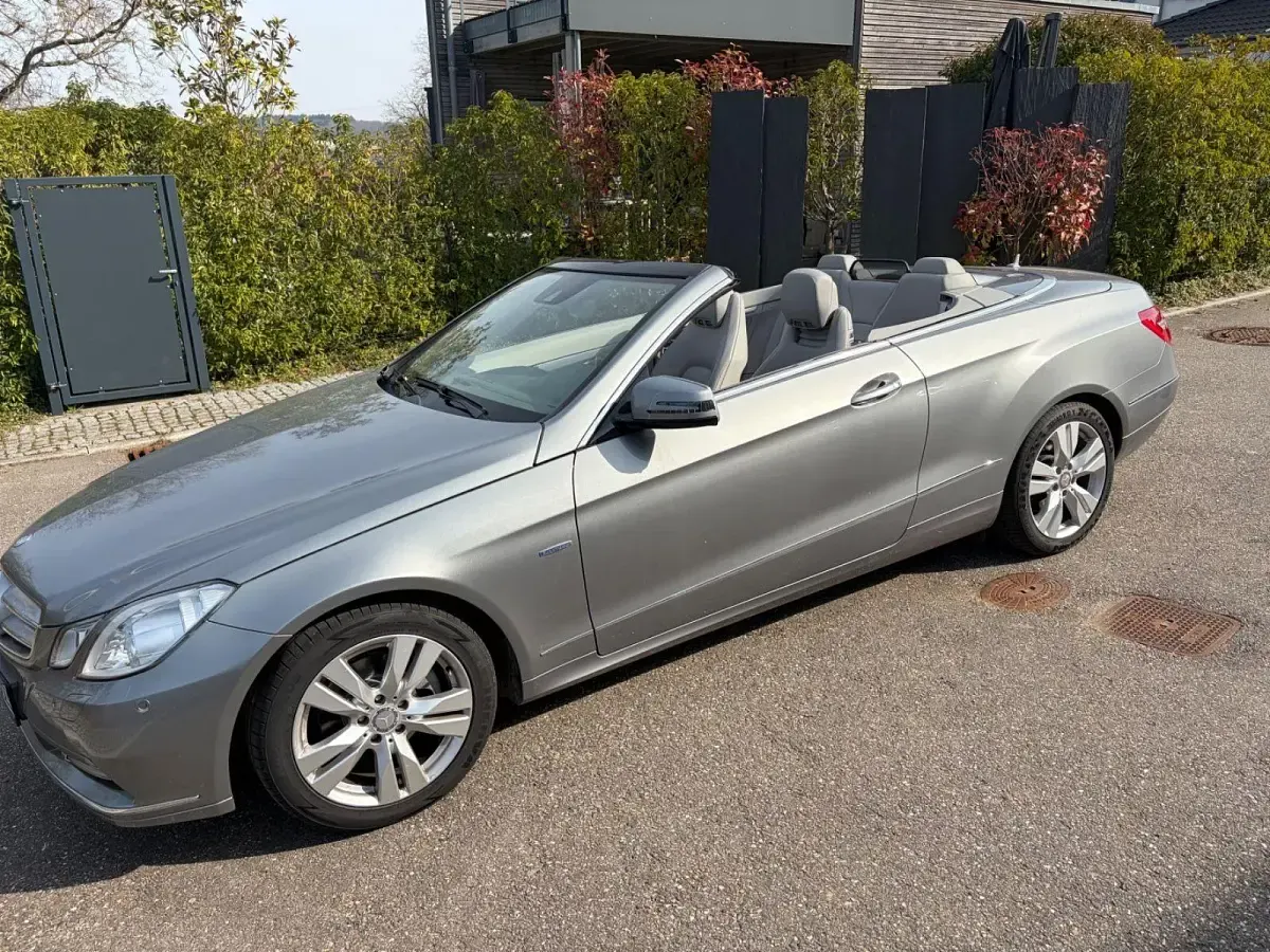 Brugt Mercedes E250 Elegance 204 HK (150 kW) 2010 Sølv Cabriolet