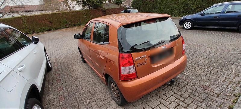 Gebraucht Kia Picanto 2007 Orange Kleinwagen
