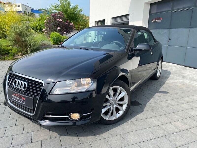 Schwarz Gebraucht 2012 Audi A3 Cabriolet Ambition Cabrio | 5.900 € (Superpreis) - Bild 1/4