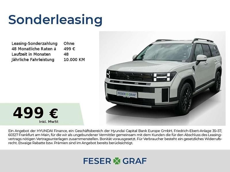Cyber sage Neu 2025 Hyundai Santa Fe Intro Edition SUV | 54.480 € - Bild 1/4