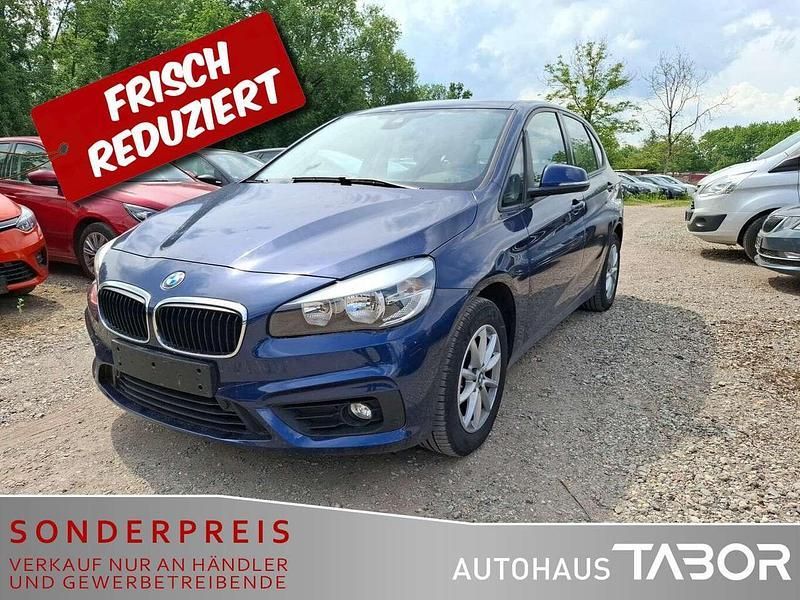 Mediterranblau metallic Gebraucht 2016 BMW 218 Active Tourer Advantage Van / Kleinbus | 11.585 € (Superpreis) - Bild 1/2