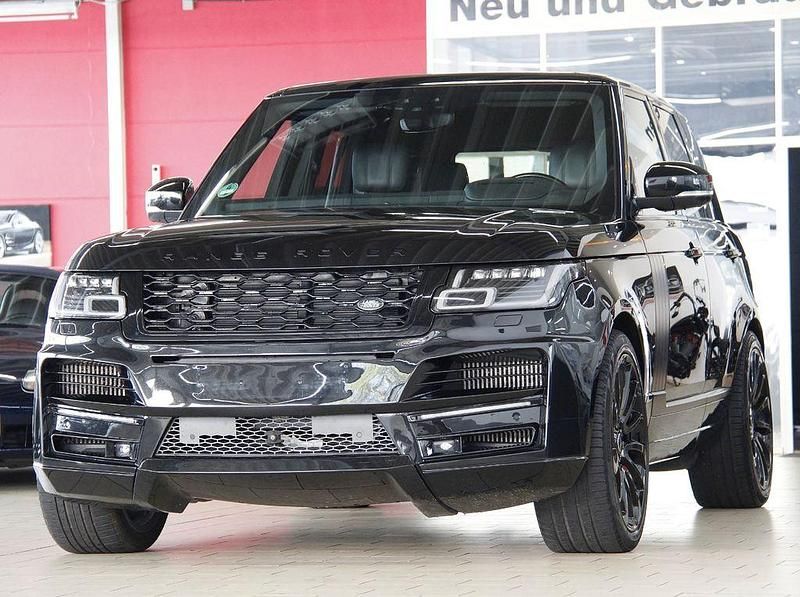 Santoriniblack (metallic) Gebraucht 2018 Land Rover Range Rover SUV | 59.850 € - Bild 1/4