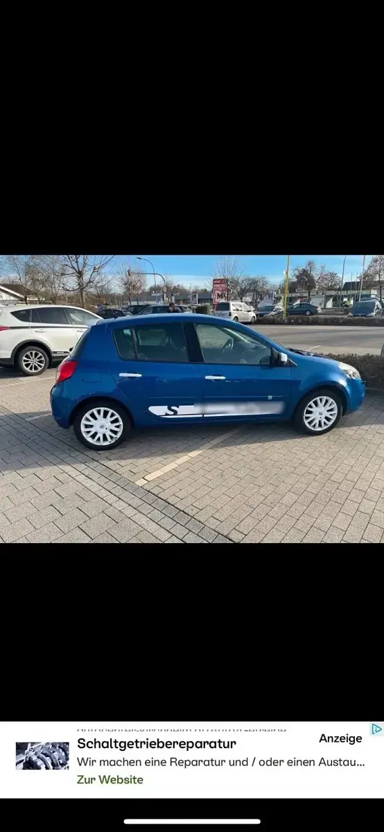Gebraucht Renault Clio II 101 PS (74 kW) 2011 Blau Kleinwagen