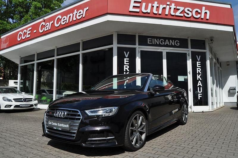 Pantherschwarz kristall Gebraucht 2017 Audi S3 Cabriolet Sport Cabrio | 26.490 € (Guter Preis) - Bild 1/4