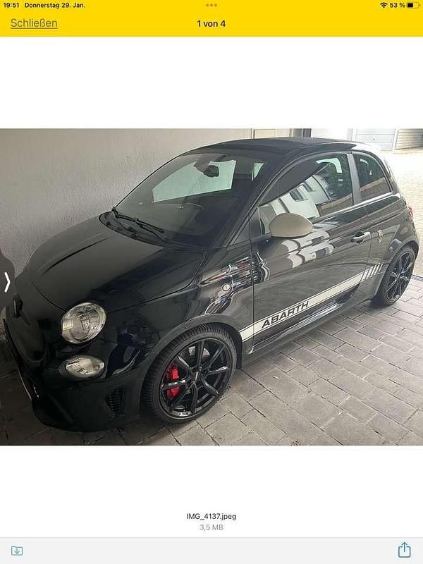 Gebraucht Abarth 595 Competizione 179 PS (131 kW) 2018 Schwarz Cabrio