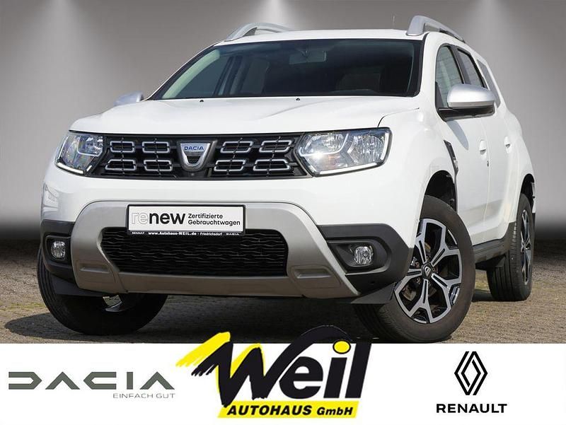 Weiß (arktisweiß (weiß)) Gebraucht 2021 Dacia Duster Prestige SUV | 12.990 € (Fairer Preis) - Bild 1/4