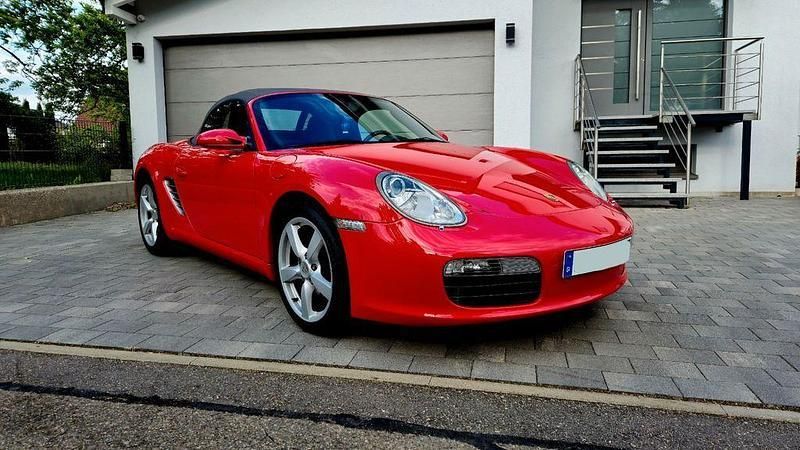 Rot Gebraucht 2007 Porsche Boxster Cabrio | 29.900 € (Fairer Preis) - Bild 1/4