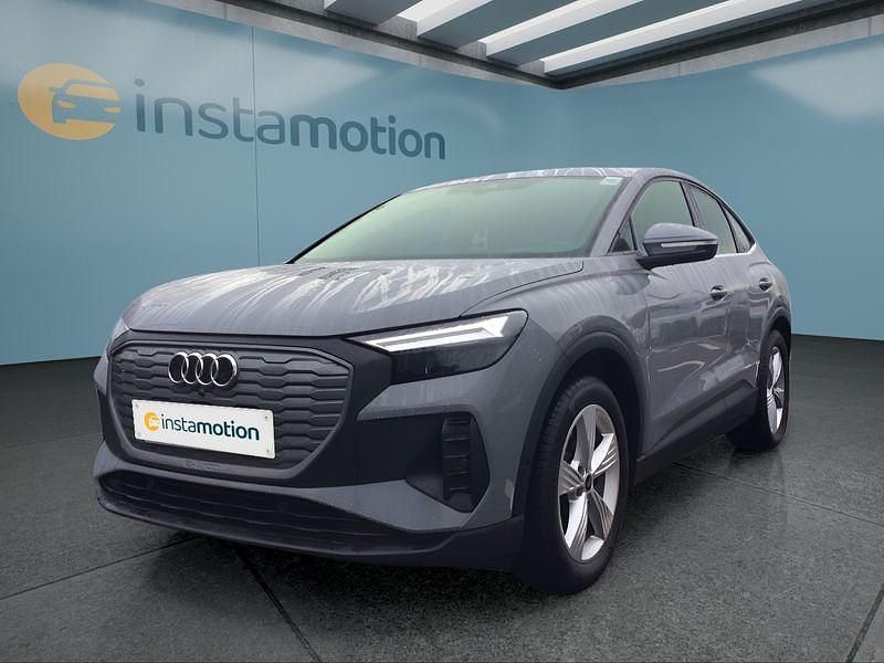 Grau Gebraucht 2022 Audi Q4 Sportback e-tron SUV | 32.749 € (Fairer Preis) - Bild 1/4