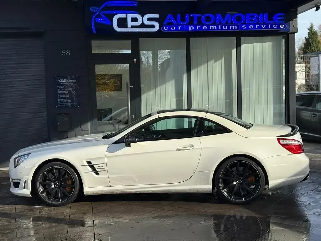 Gebraucht Mercedes SL63 AMG AMG 585 PS (430 kW) 2015 Weiß Cabrio