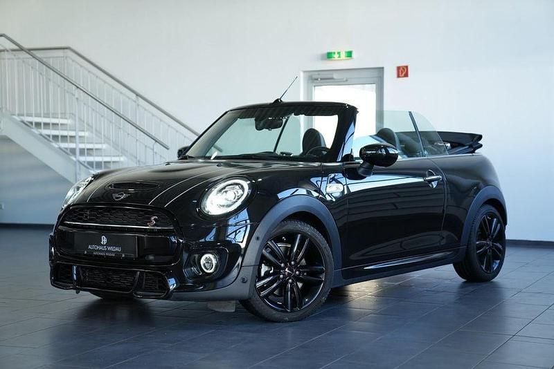 Schwarz Gebraucht 2020 Mini John Cooper Works Cabriolet Cabrio | 25.990 € (Guter Preis) - Bild 1/4
