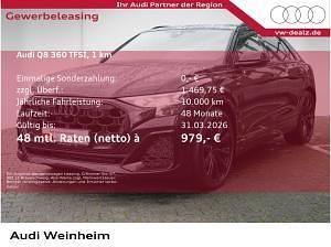Neu Audi Q8 489 PS (359 kW) 2026 Schwarz (mythosschwarz metallic) SUV