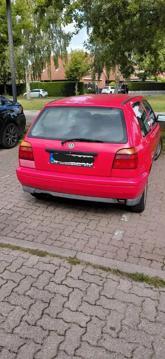 Gebraucht VW Golf III 60 PS (44 kW) 1995 Rot Kleinwagen