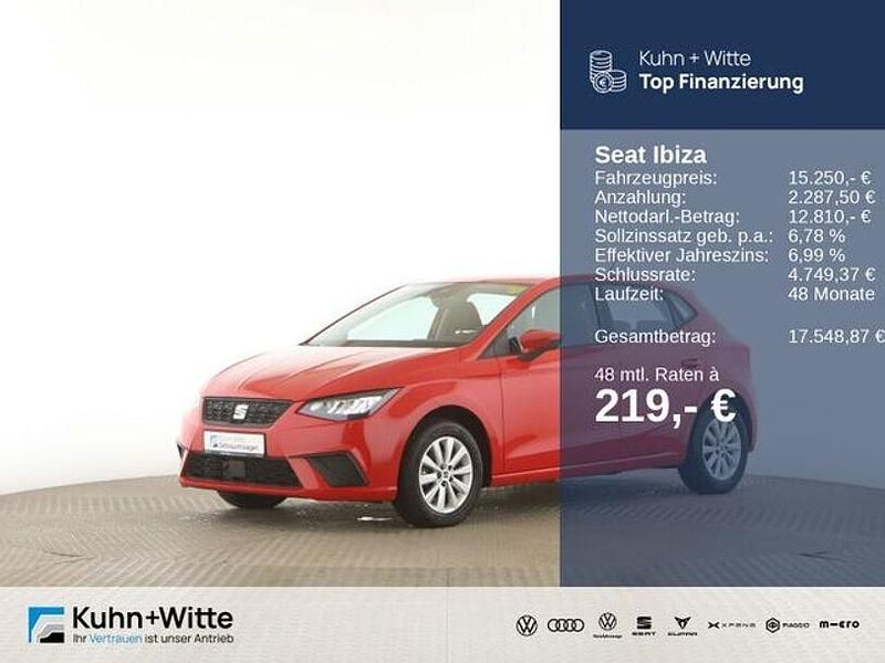 Gebraucht Seat Ibiza Style 95 PS (69 kW) 2022 Rot Kleinwagen