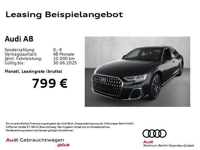 Grau Gebraucht 2024 Audi A8 Ambiente Limousine | 83.388 € (Etwas zu teuer) - Bild 1/4