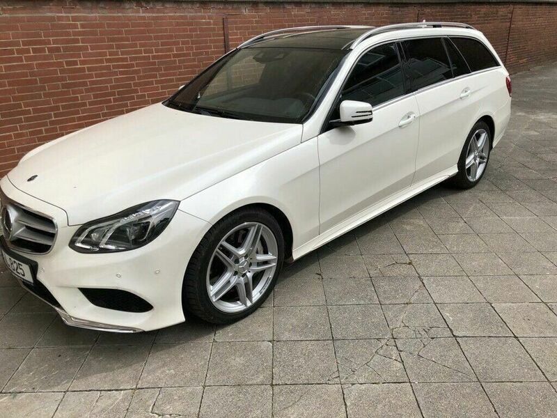 Weiß Gebraucht 2014 Mercedes E500 AMG Kombi | 25.000 € (Guter Preis) - Bild 1/4