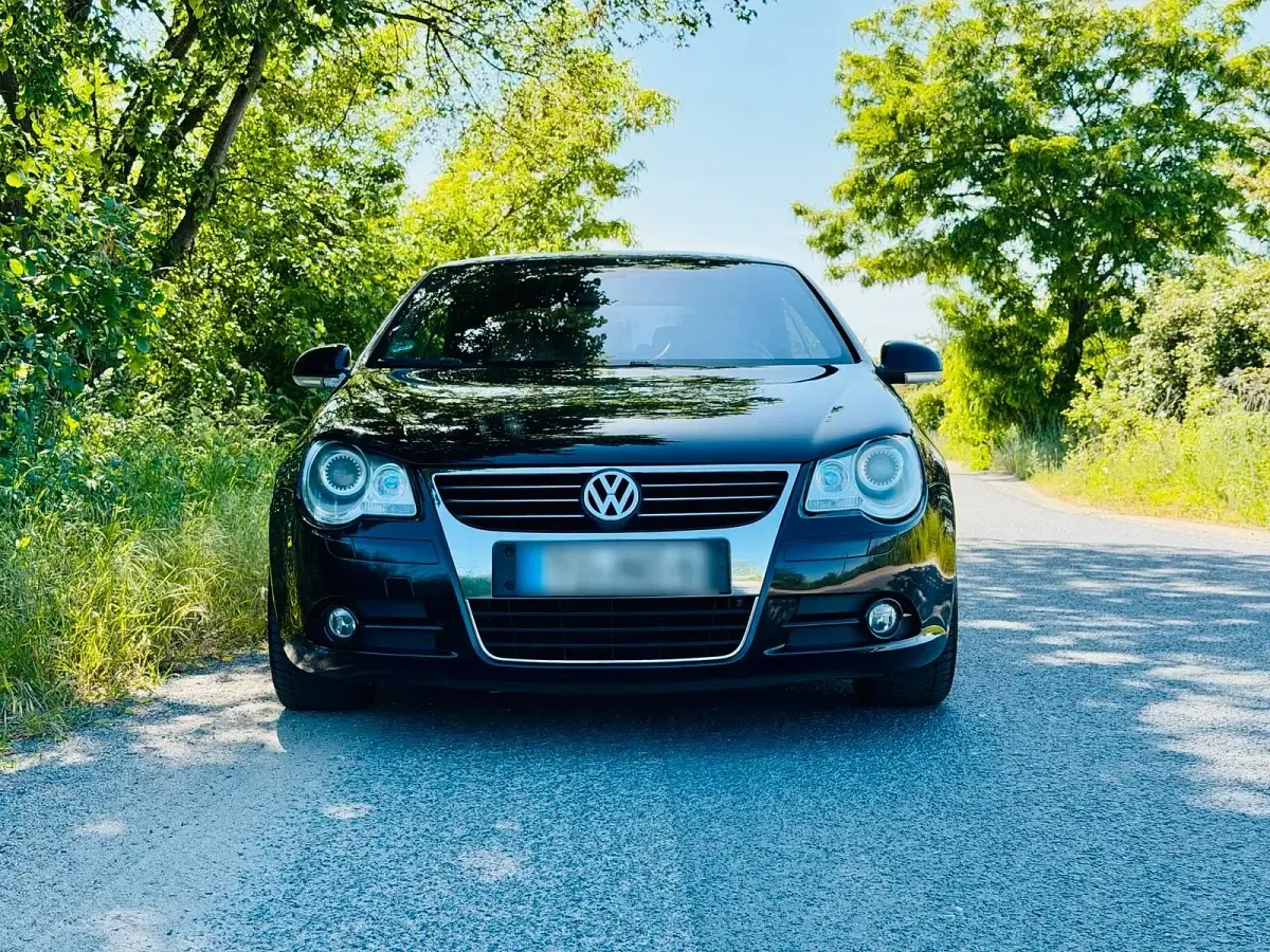 Gebraucht VW Eos 140 PS (102 kW) 2008 Schwarz Cabrio