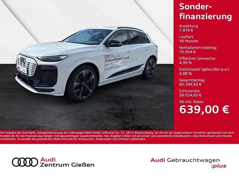 Gletscherweiß metallic Gebraucht 2024 Audi SQ6 e-tron Ambiente SUV | 78.830 € (Fairer Preis) - Bild 1/4