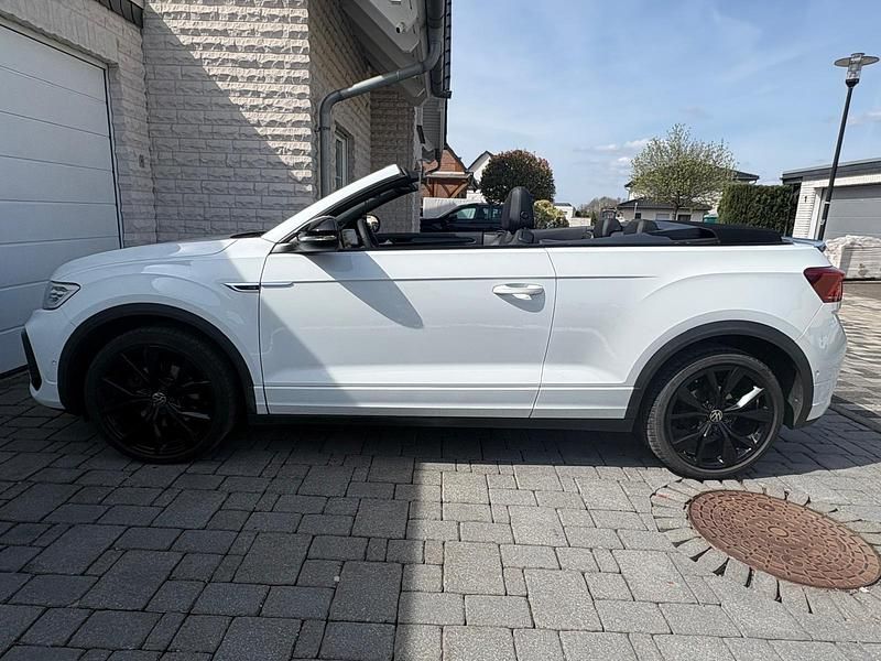 Gebraucht VW T-Roc Cabriolet R-line 150 PS (110 kW) 2022 Weiß Cabrio
