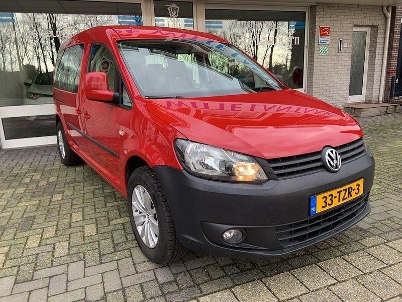 Gebraucht VW Caddy Maxi Trendline 105 PS (77 kW) 2012 Rot Van / Kleinbus