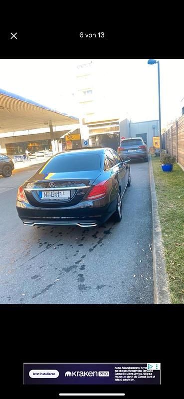 Gebraucht Mercedes C220 170 PS (125 kW) 2018 Schwarz Limousine