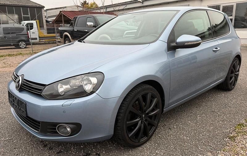 Usata VW Golf VI Highline 122 CV (89 kW) 2009 Blu Utilitaria