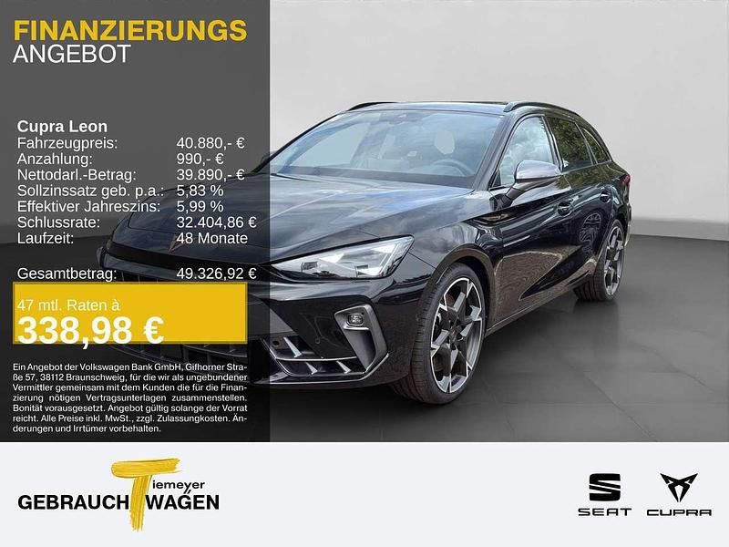 Schwarz Neu 2025 Cupra Leon VZ Kombi | 40.880 € (Superpreis) - Bild 1/4
