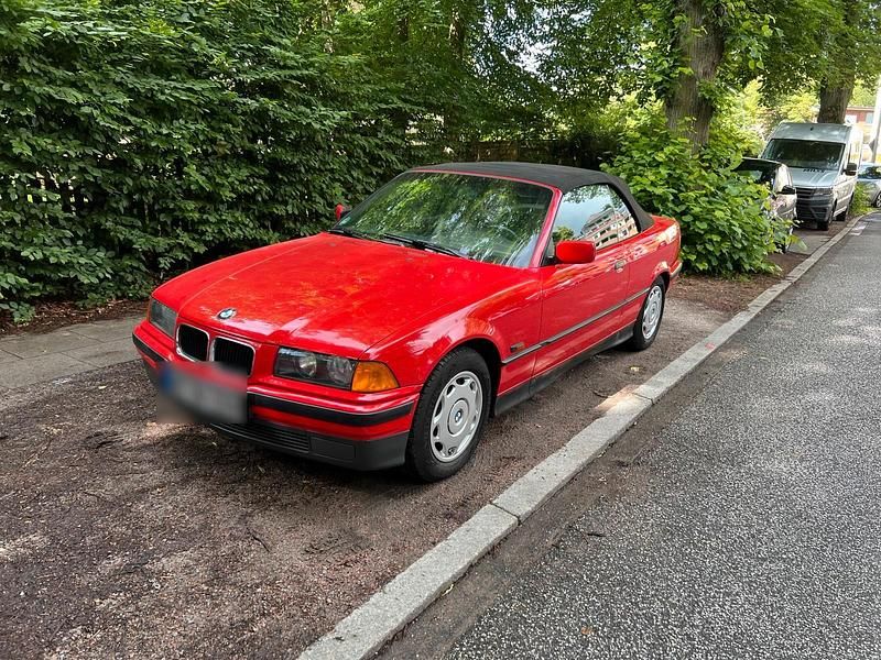 Rot Gebraucht 1996 BMW 318 Cabriolet Cabrio | 6.550 € (Fairer Preis) - Bild 1/4