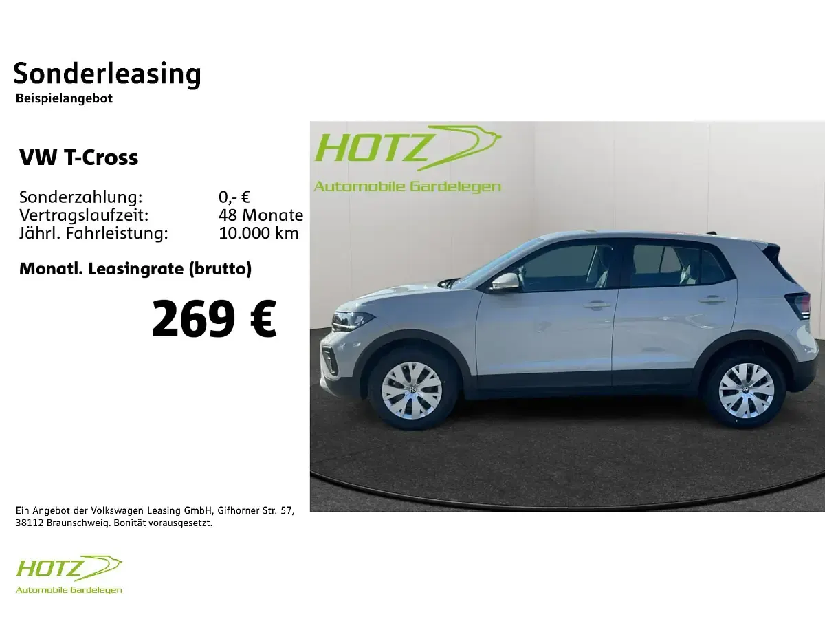 Neu VW T-Cross 95 PS (69 kW) 2026 Pure white SUV