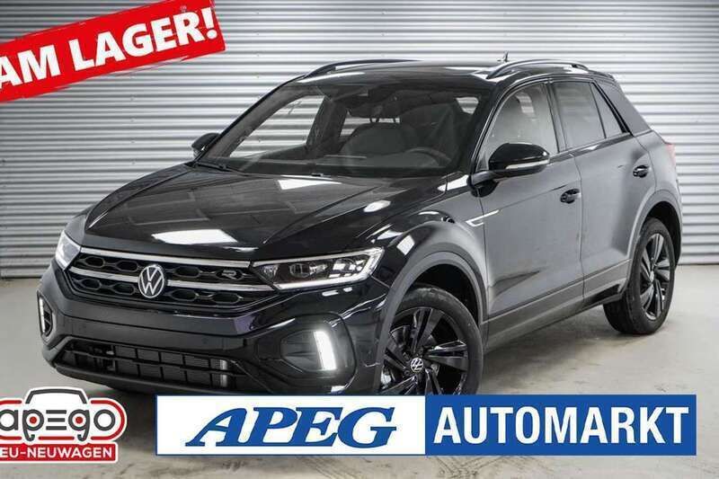 Deep black metallic (2t) Neu 2025 VW T-Roc R-line SUV | 40.790 € (Guter Preis) - Bild 1/4