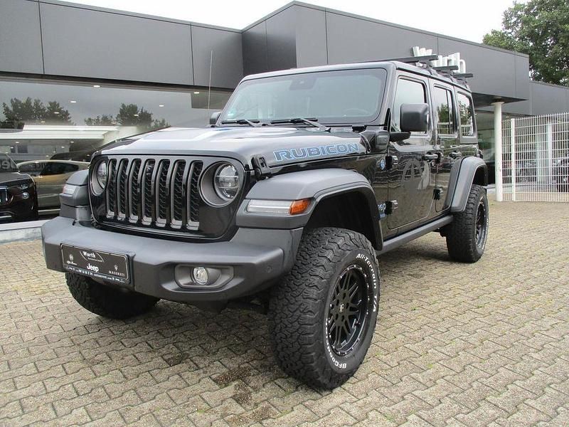 Schwarz Gebraucht 2021 Jeep Wrangler Unlimited Rubicon SUV | 49.850 € (Fairer Preis) - Bild 1/4