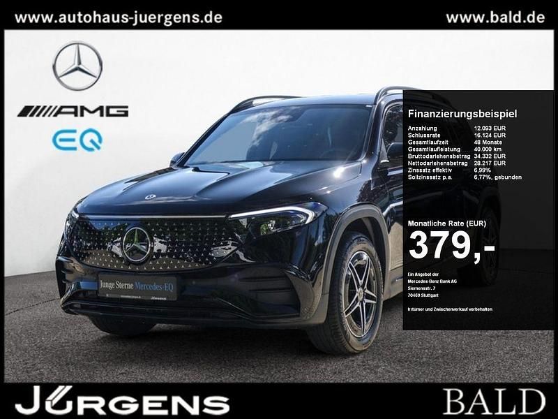 Schwarz kosmosschwarz metallic Gebraucht 2024 Mercedes EQB300 AMG SUV | 44.880 € (Teuer) - Bild 1/4